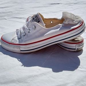 Women's Slip-on White Converse Size 9